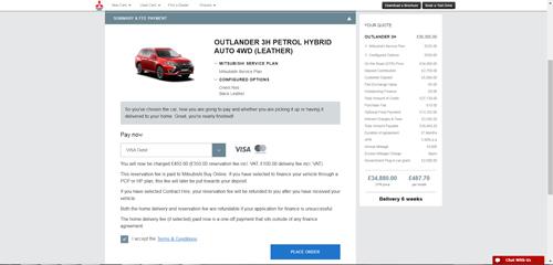Mitsubishi Buy Online Che
