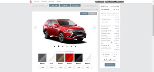 Mitsubishi Buy Online car